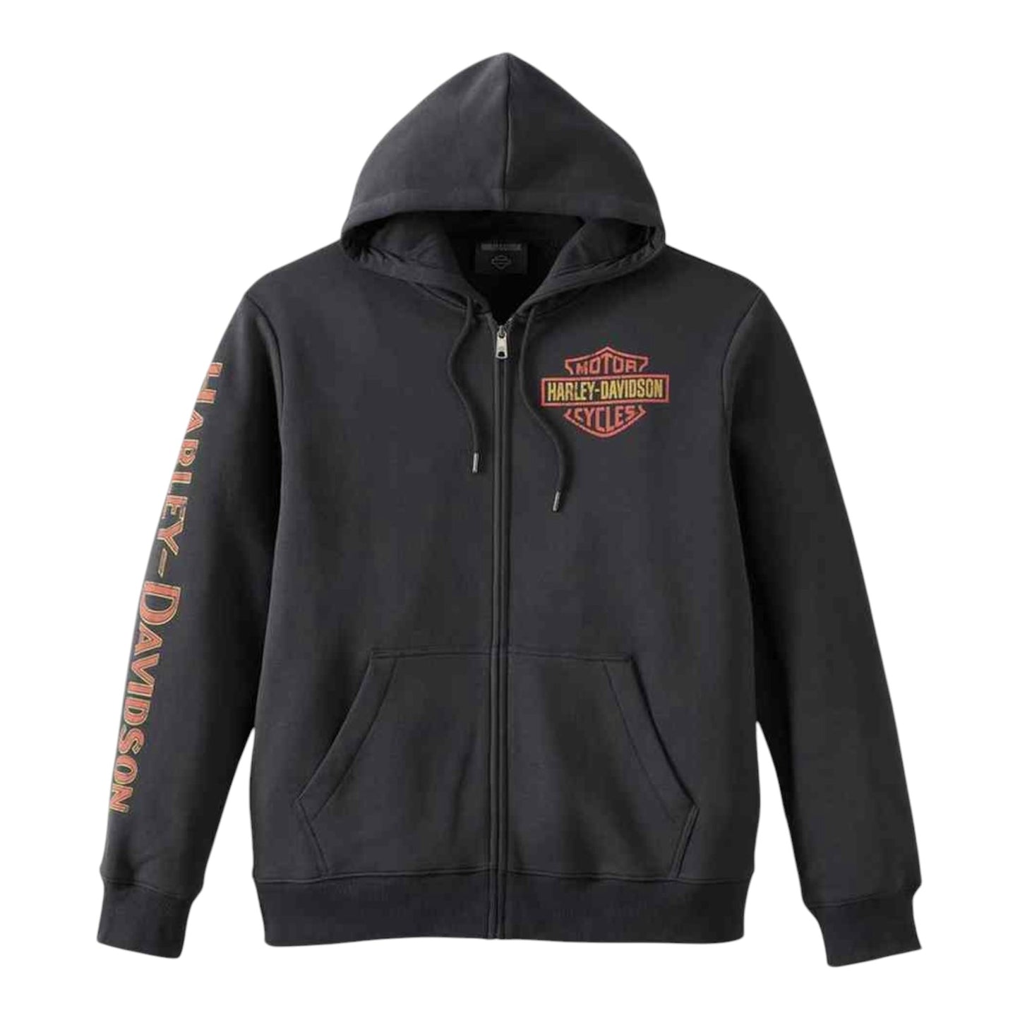 HOODIE-KNIT, BLACK/EAGLE