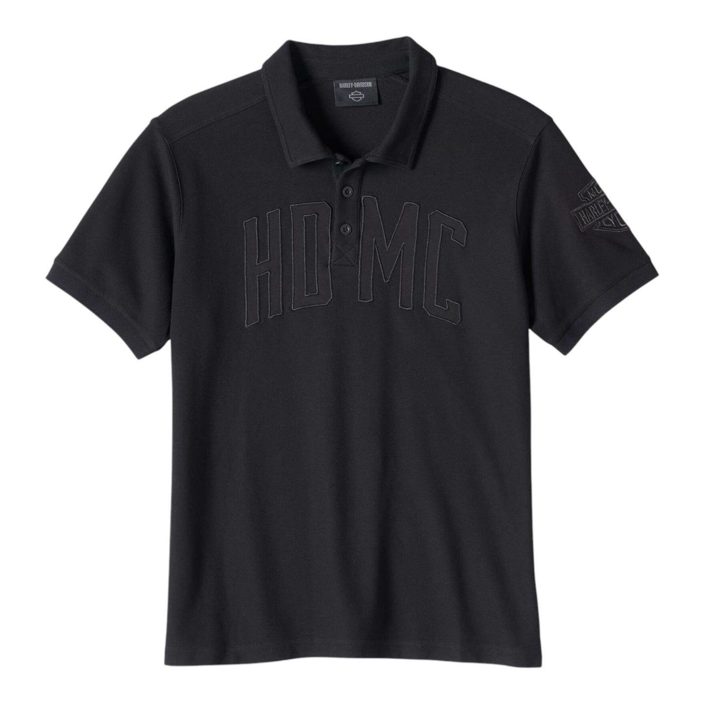 POLO-KNIT, BLK HDMC
