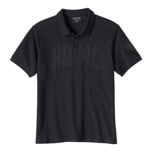 POLO-KNIT, BLK HDMC