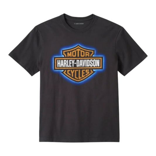 TEE-KNIT, BLACK/BLUE B&S