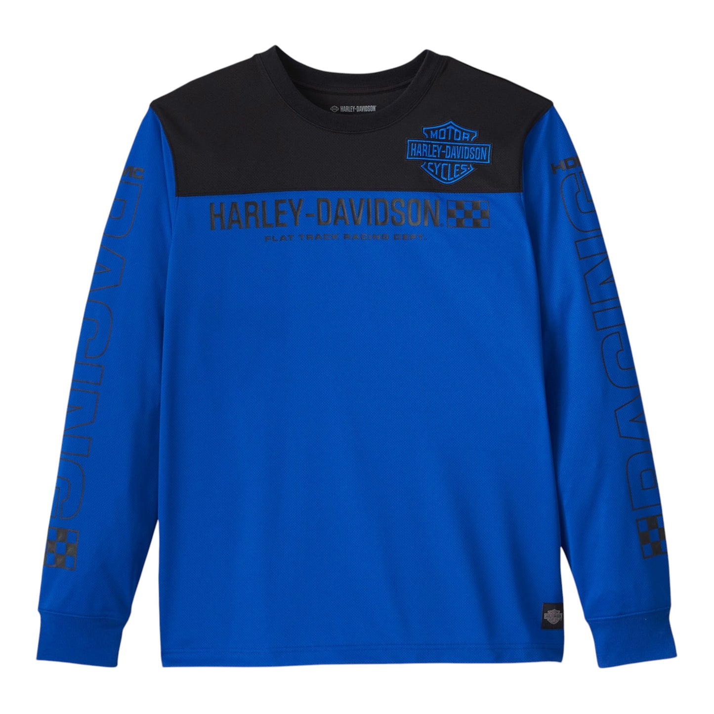 JERSEY-KNIT,COLORBLOCK BLUE