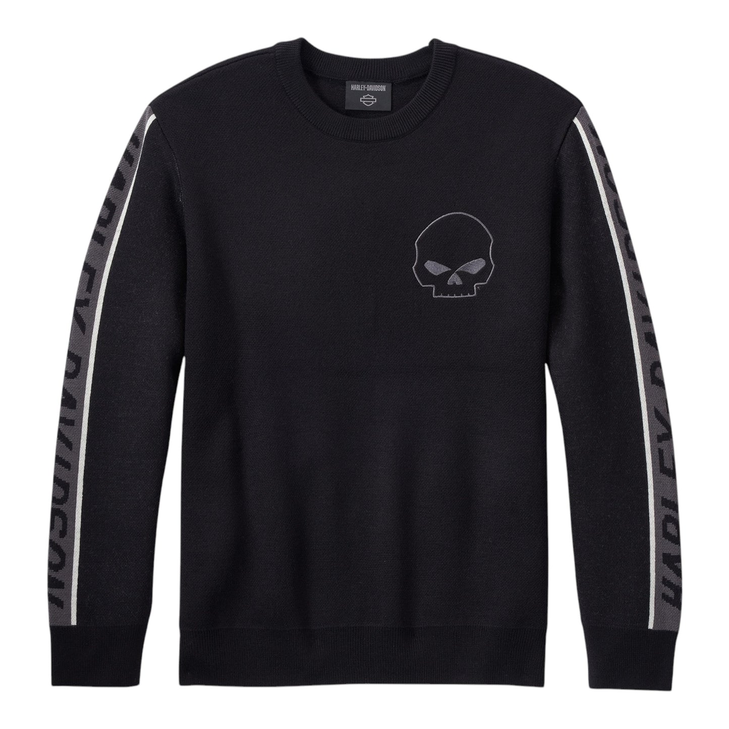 SWEATER-KNIT, BLACK W/ WILLIE G
