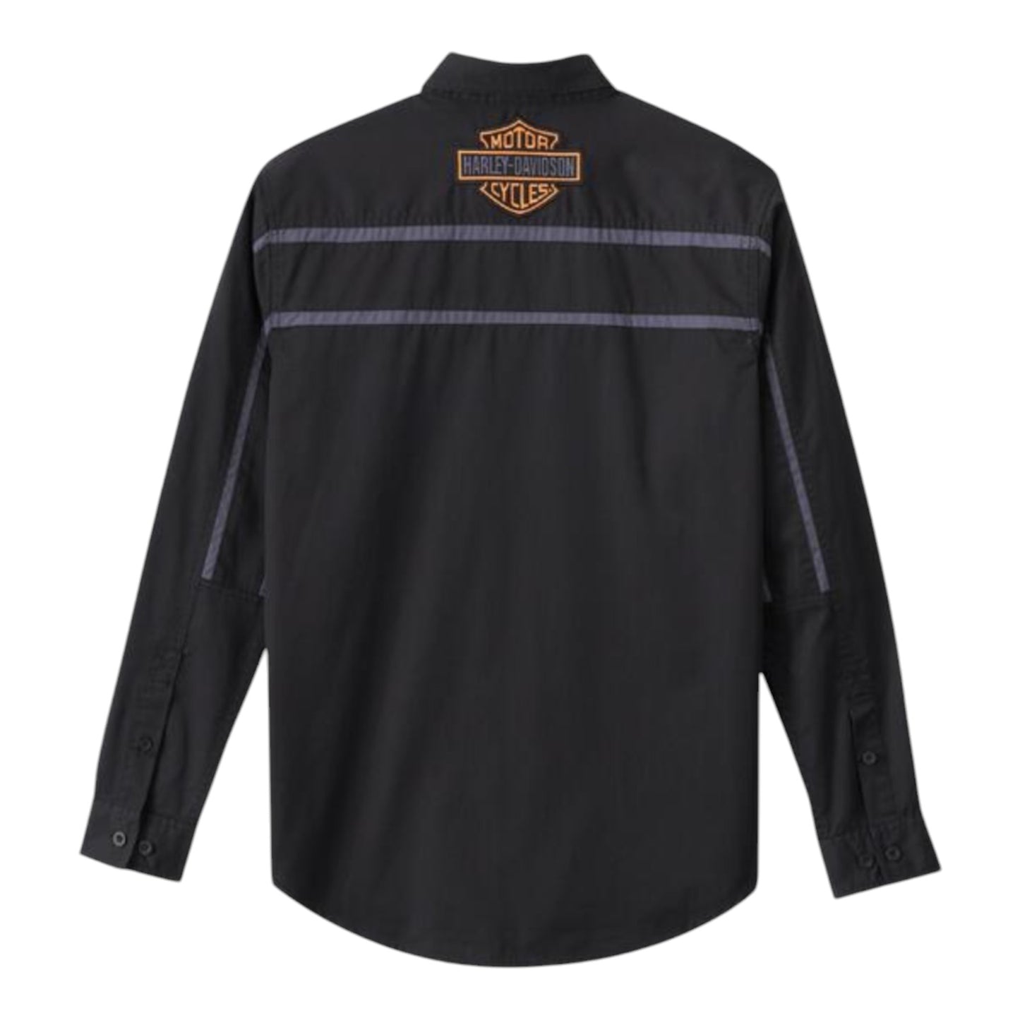 SHIRT-WOVEN, BLACK, L/S