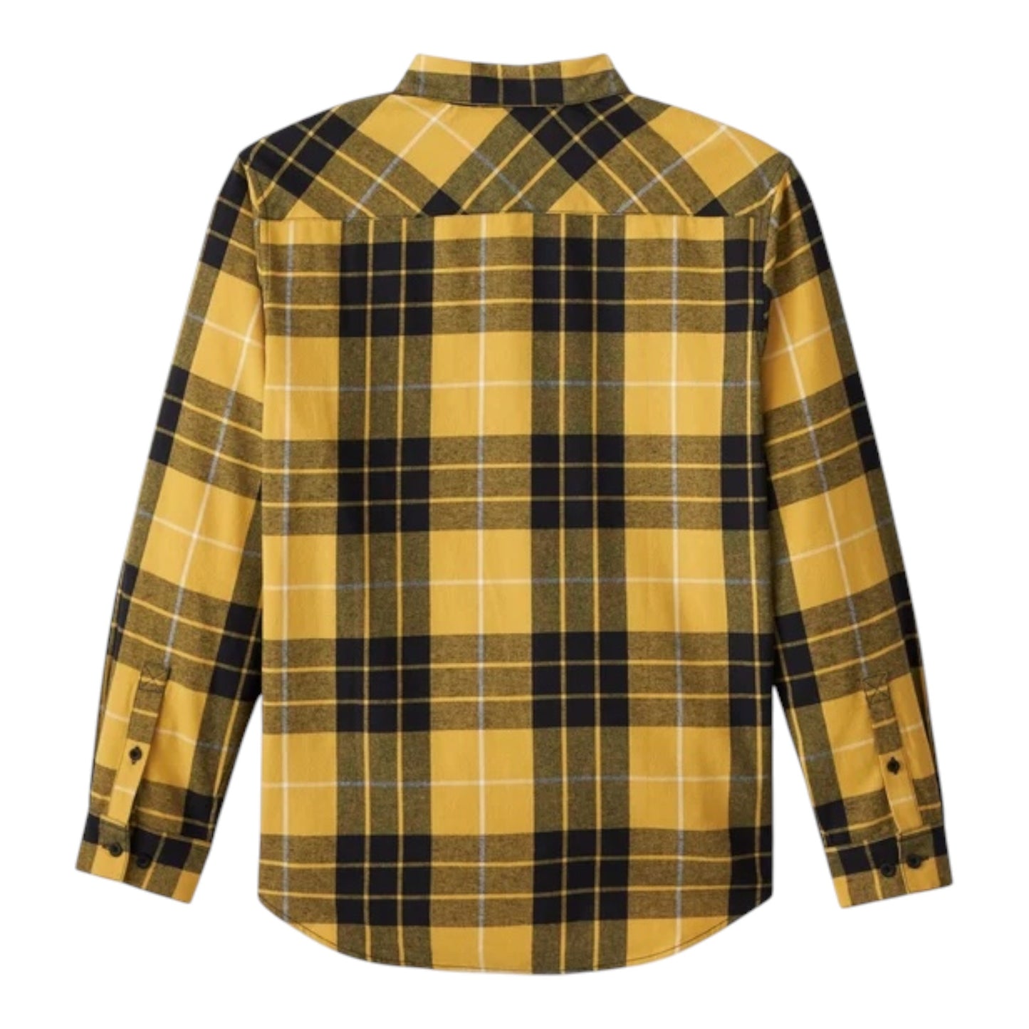 SHIRT-WOVEN, YELLOW PLAID