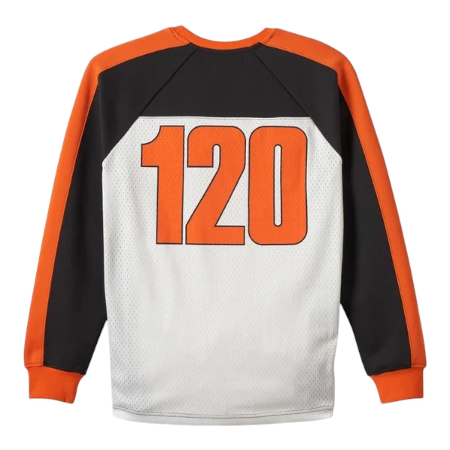 JERSEY-120TH,KNIT, BLACK, COLORBLOCK