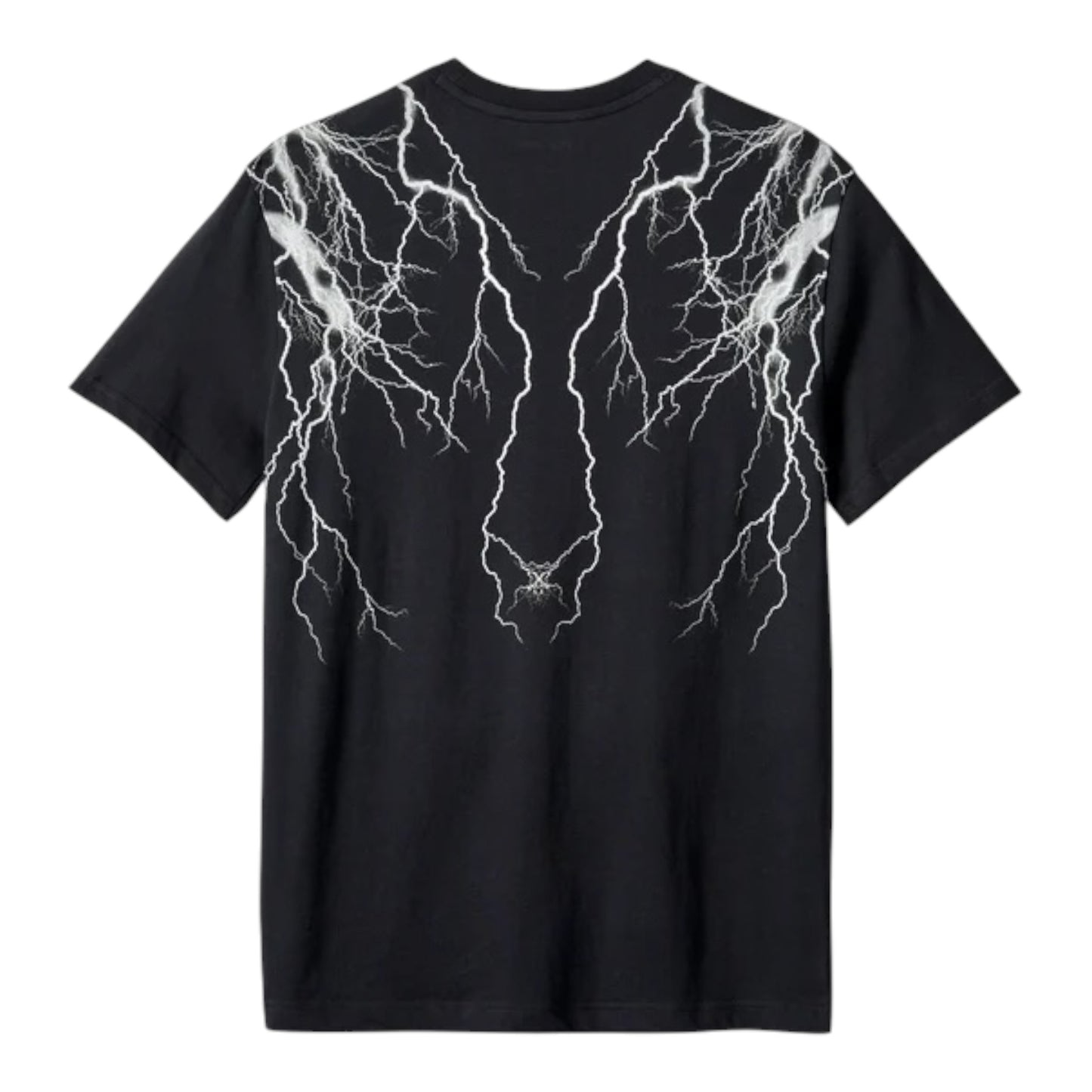 TEE-KNIT, BLACK W/ LIGHTNING