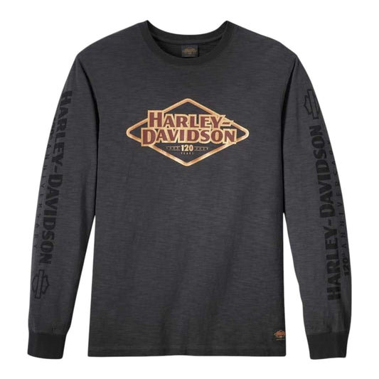 TEE-120TH,KNIT,DARK GREY