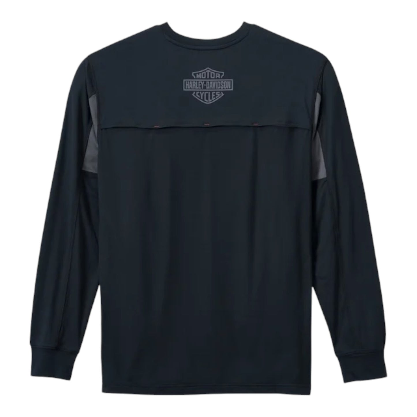 LONG SLEEVE-KNIT,BLACK/GREY PERFORMANCE