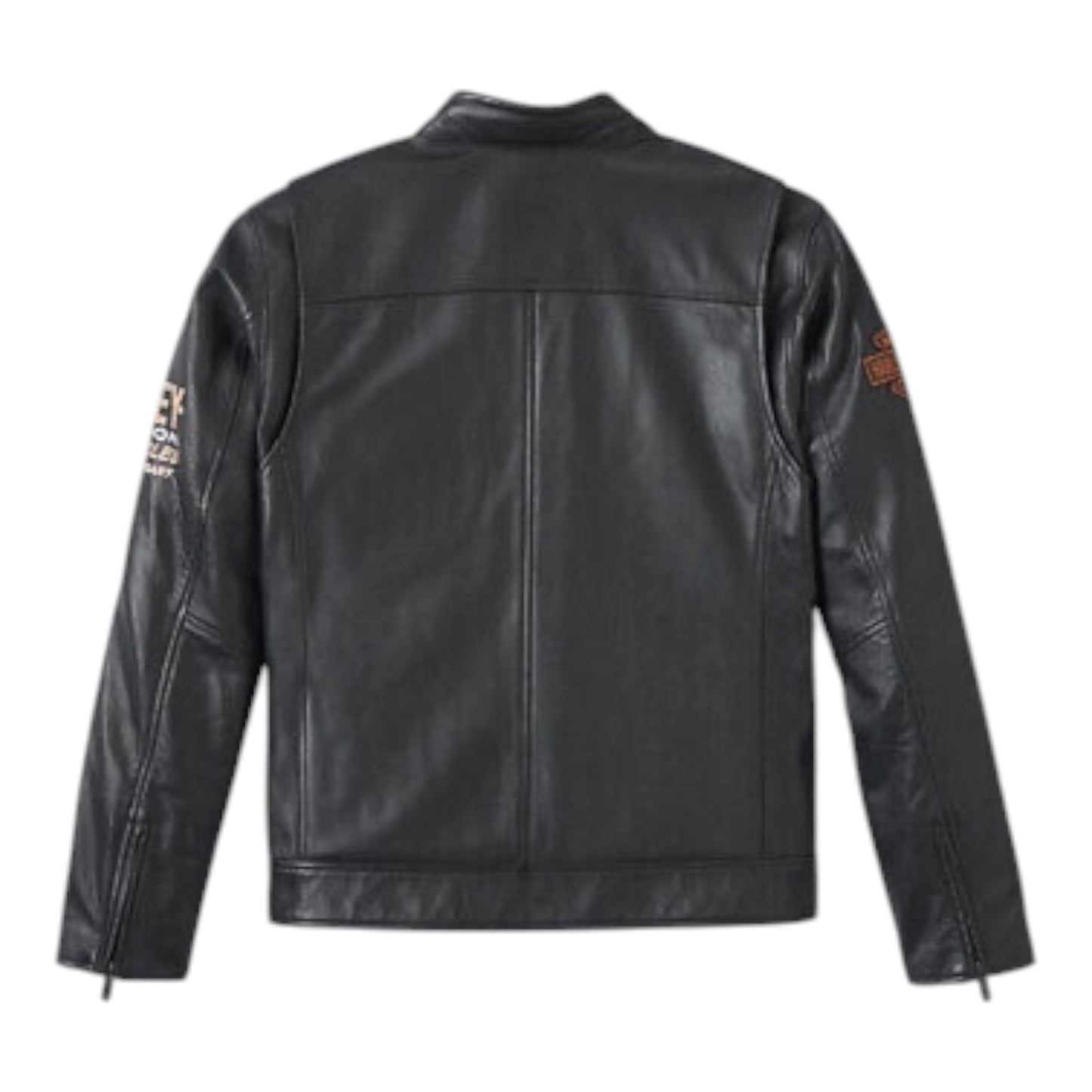 JACKET-120TH,LEATHER, BLACK