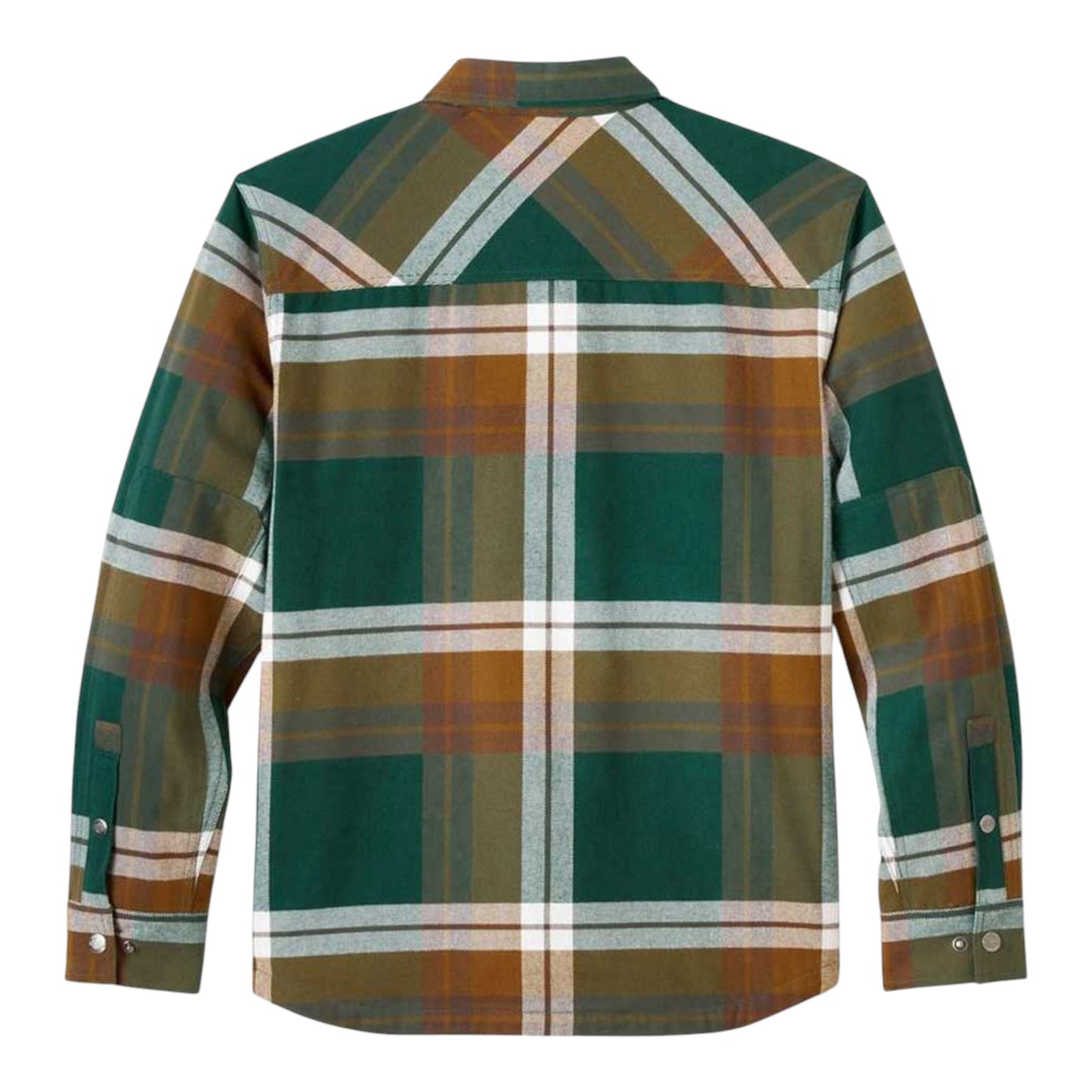 SHIRT JACKET-WOVEN,BROWN/GREEN PLAID