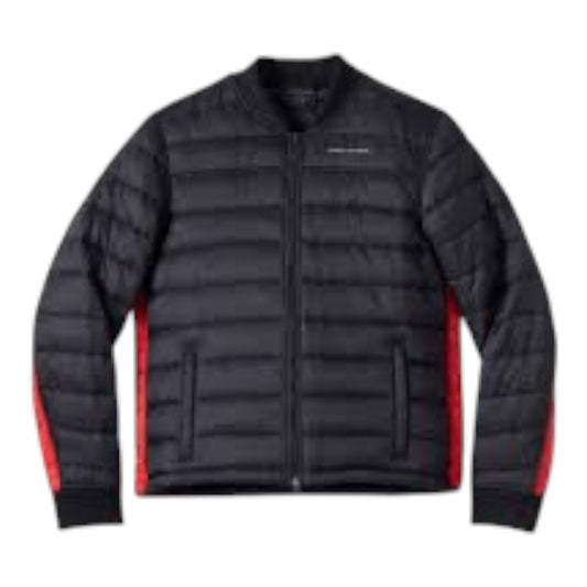 MID LAYER-HEAVY,INSULATED, BLK/RED