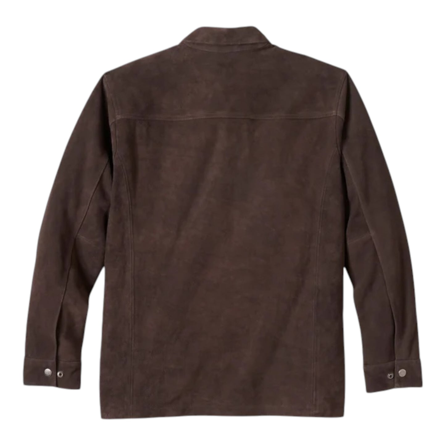 JACKET-SUEDE, DARK BROWN