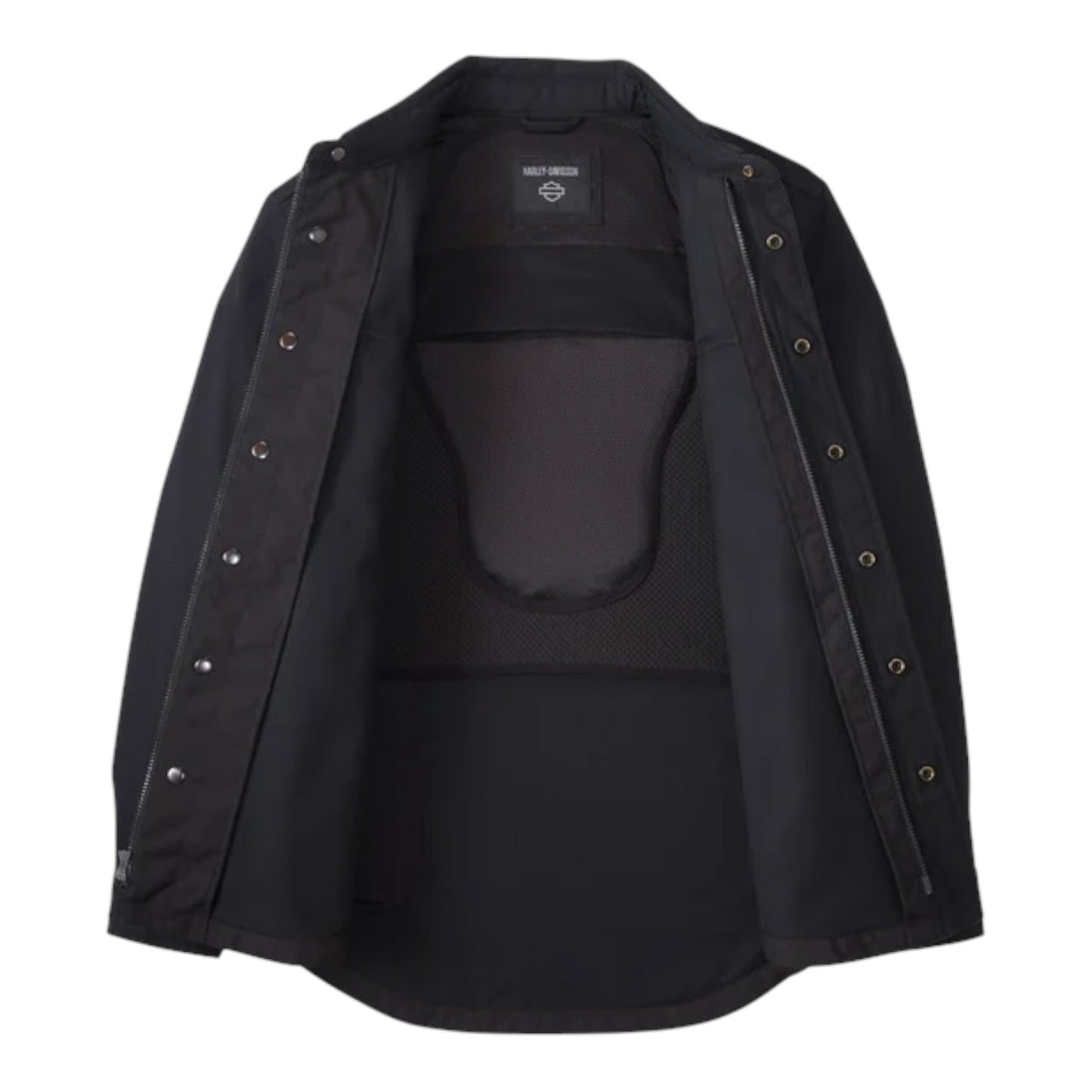 SHIRT JACKET-OPERATIVE 2, TEXTILE, BLACK
