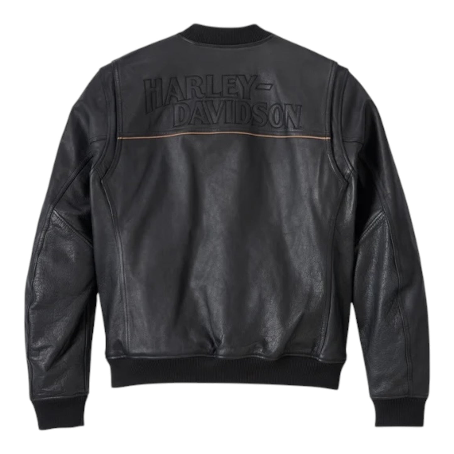 JACKET-CITIZEN, BOMBER,LEATHER,BLK
