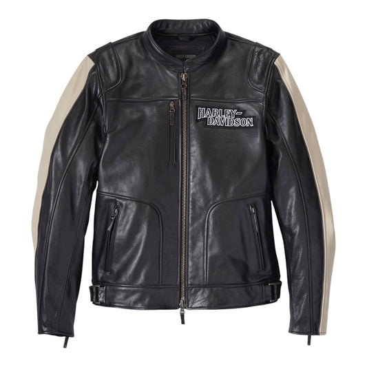 JACKEY-SCREAMIN EAGLE, LEATHER, BLACK