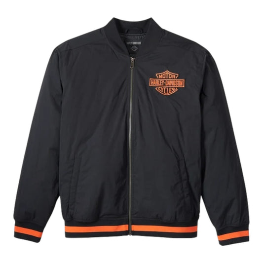 JACKET- WOVEN, BLACK