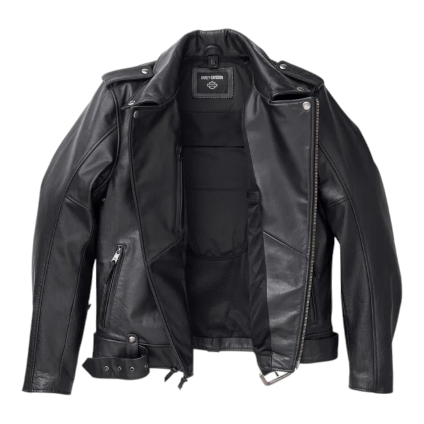 JACKET-POTOMAC, LEATHER, 3IN1, BIKER, BLK