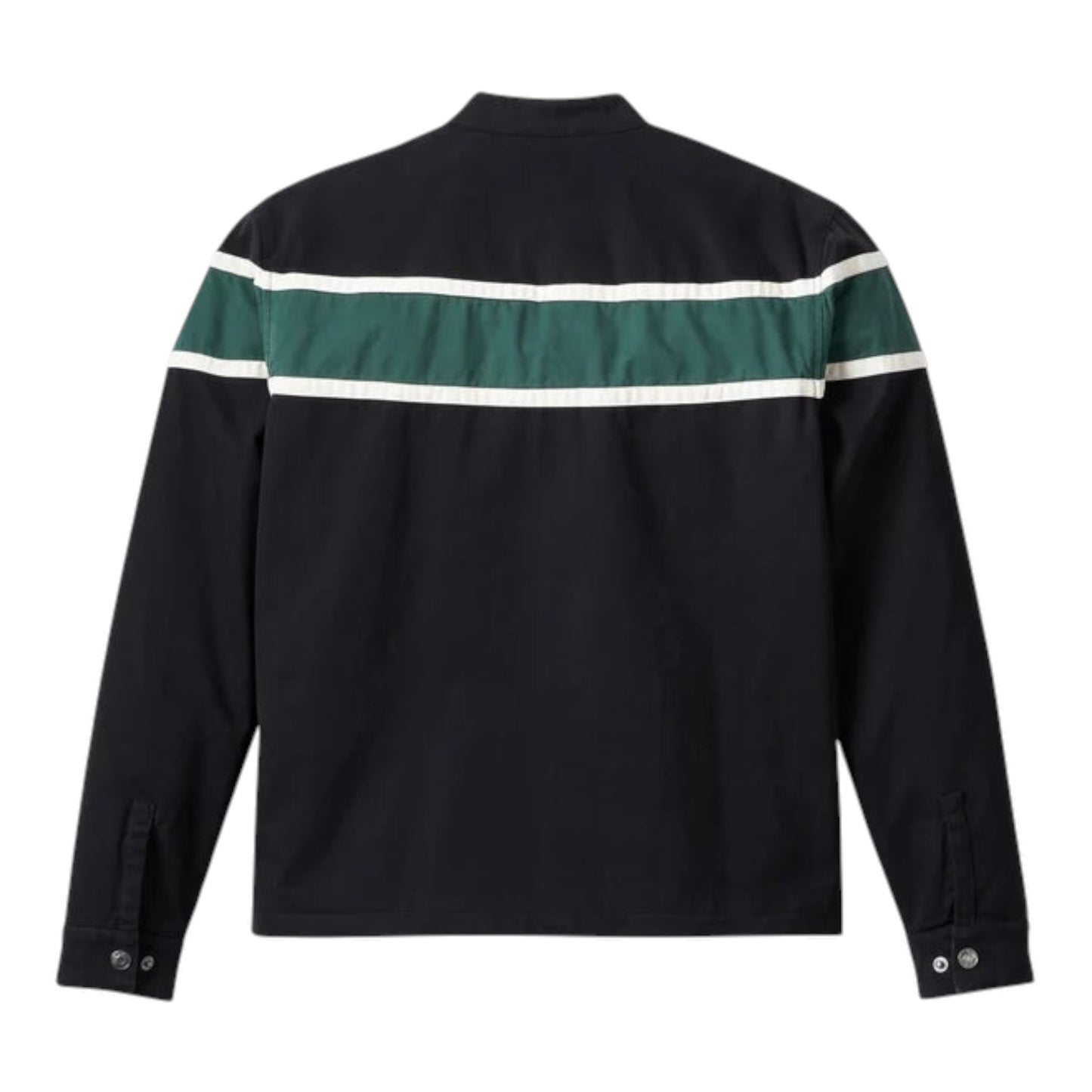JACKET-WOVEN, BLACK/GREEN
