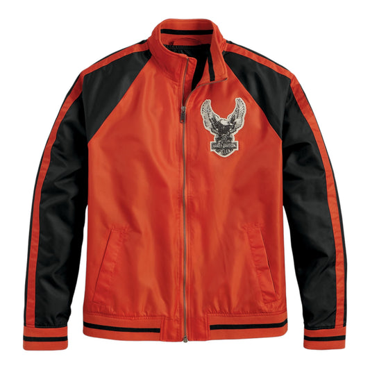 JACKET-WOVEN, ORANGE