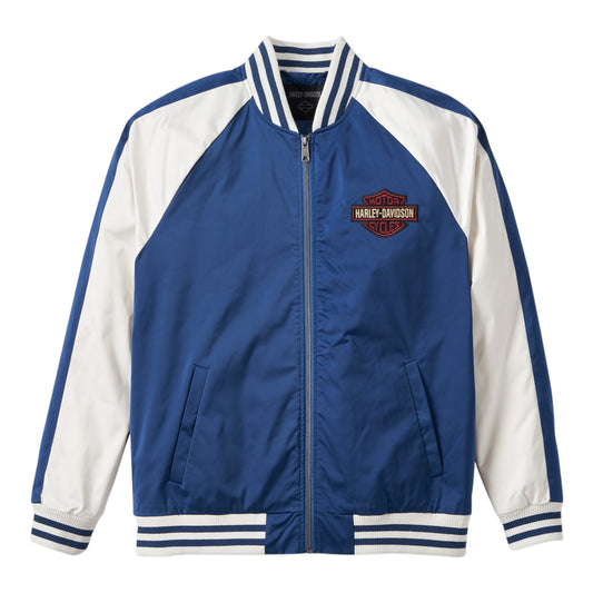 JACKET-WOVEN, CLUB, BLUE