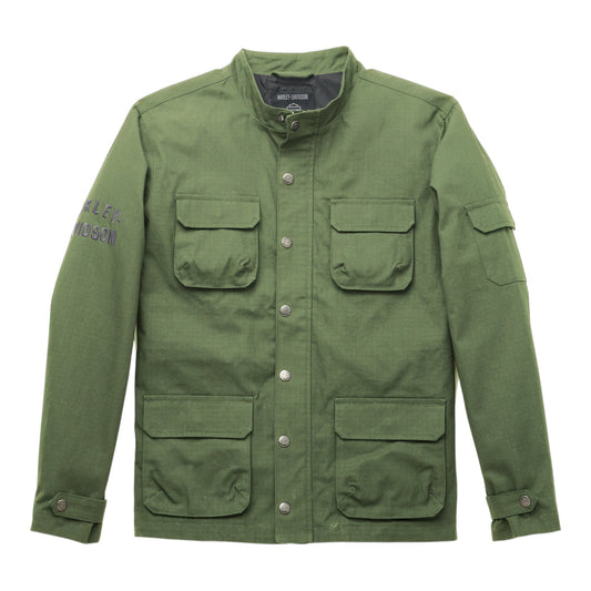 JACKET-WOVEN, GREEN