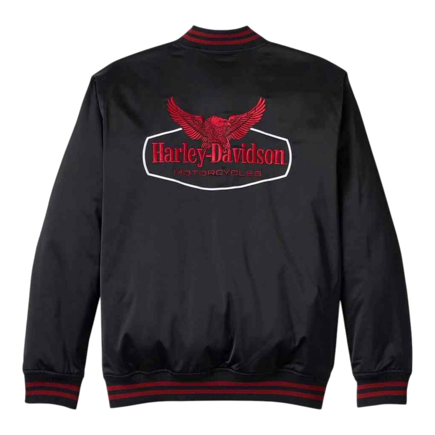 JACKET-WOVEN,BLK/RED