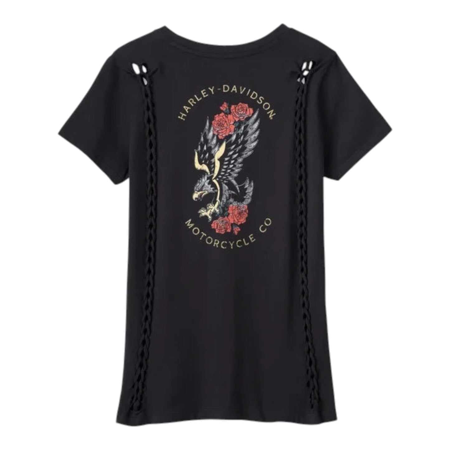 TEE-KNIT,BLACK - ROSE EAGLE
