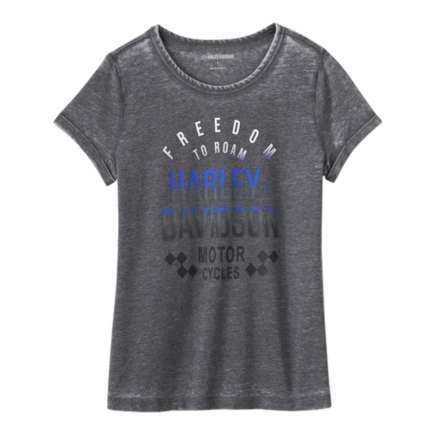 TEE-KNIT,DARK GREY- FREEDOM TO ROAM