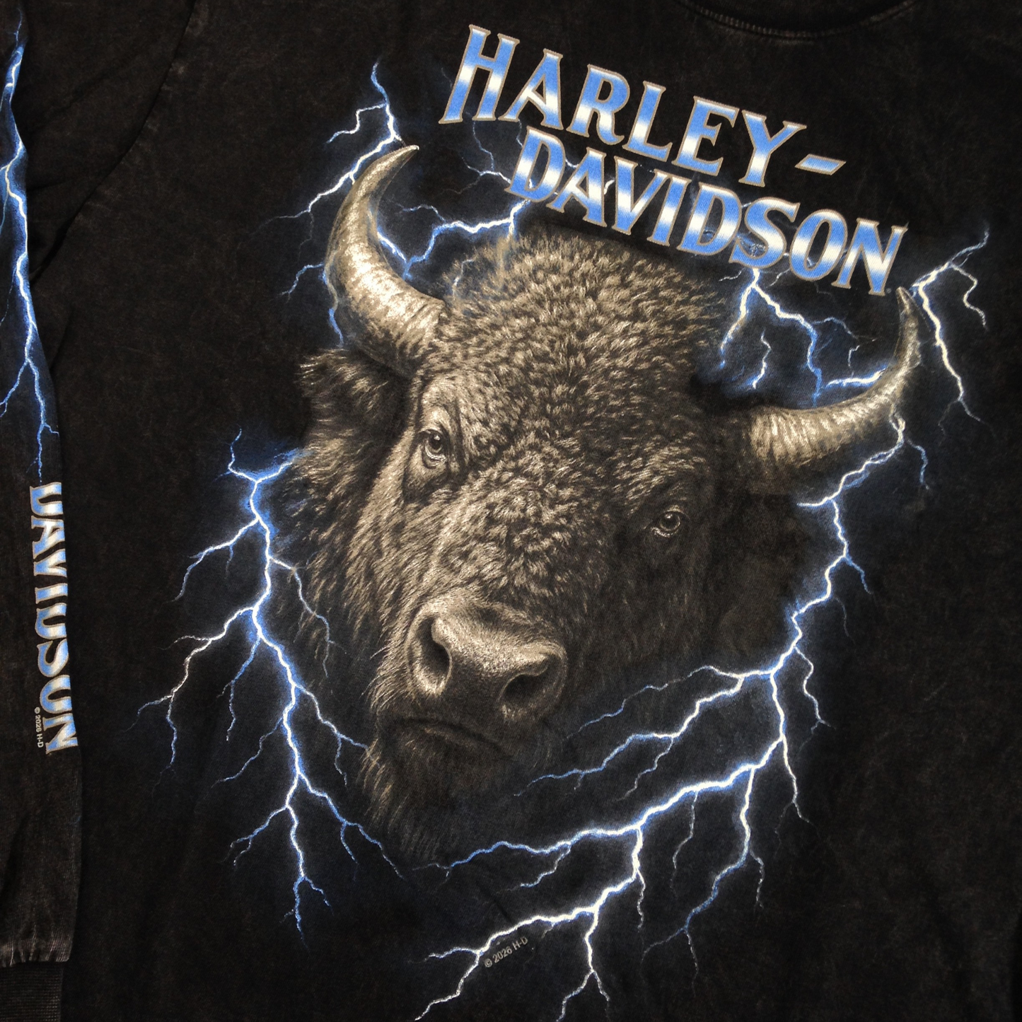 THUNDER BUFFALO MEN'S LONG SLEEVE TEE