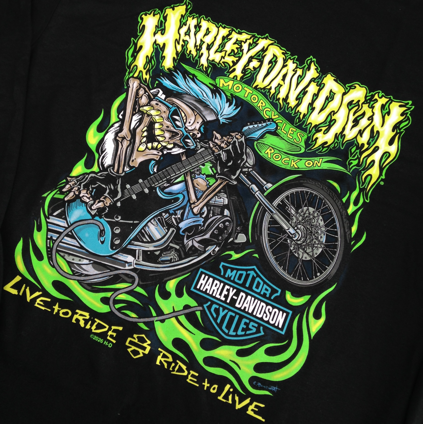 ROCK ON MEN'S LONG SLEEVE TEE