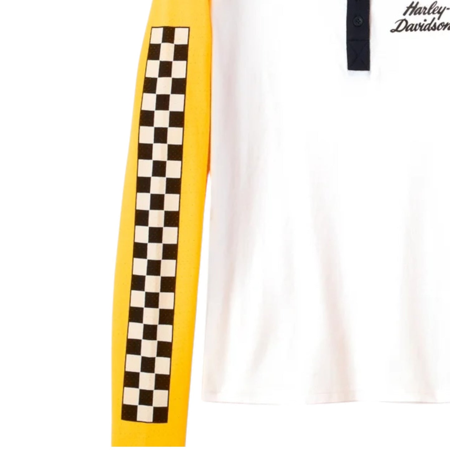HENLEY-KNIT, COLORBLOCK WHITE
