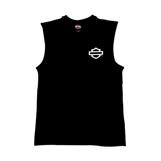 MUSCLE TEE - LET'S FUCKING RIDE - BLACK