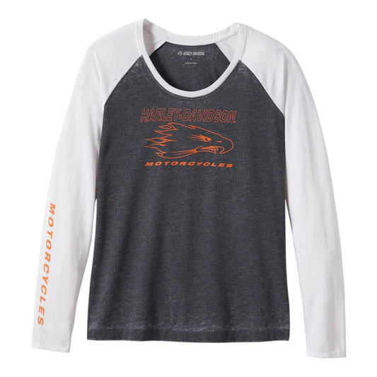 TEE-KNIT, GREY COLORBLOCK- SCREAMIN EAGLE