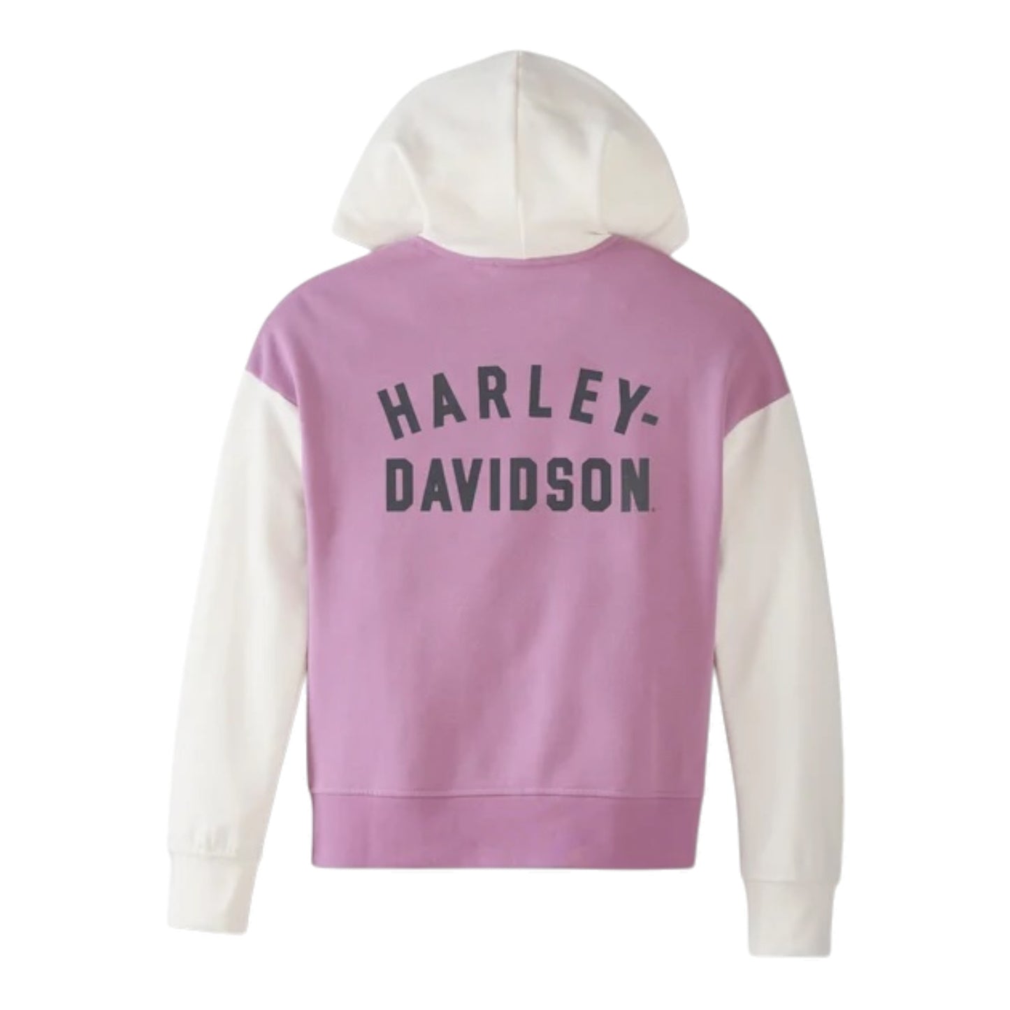 HOODIE-KNIT,PURPLE COLORBLOCK