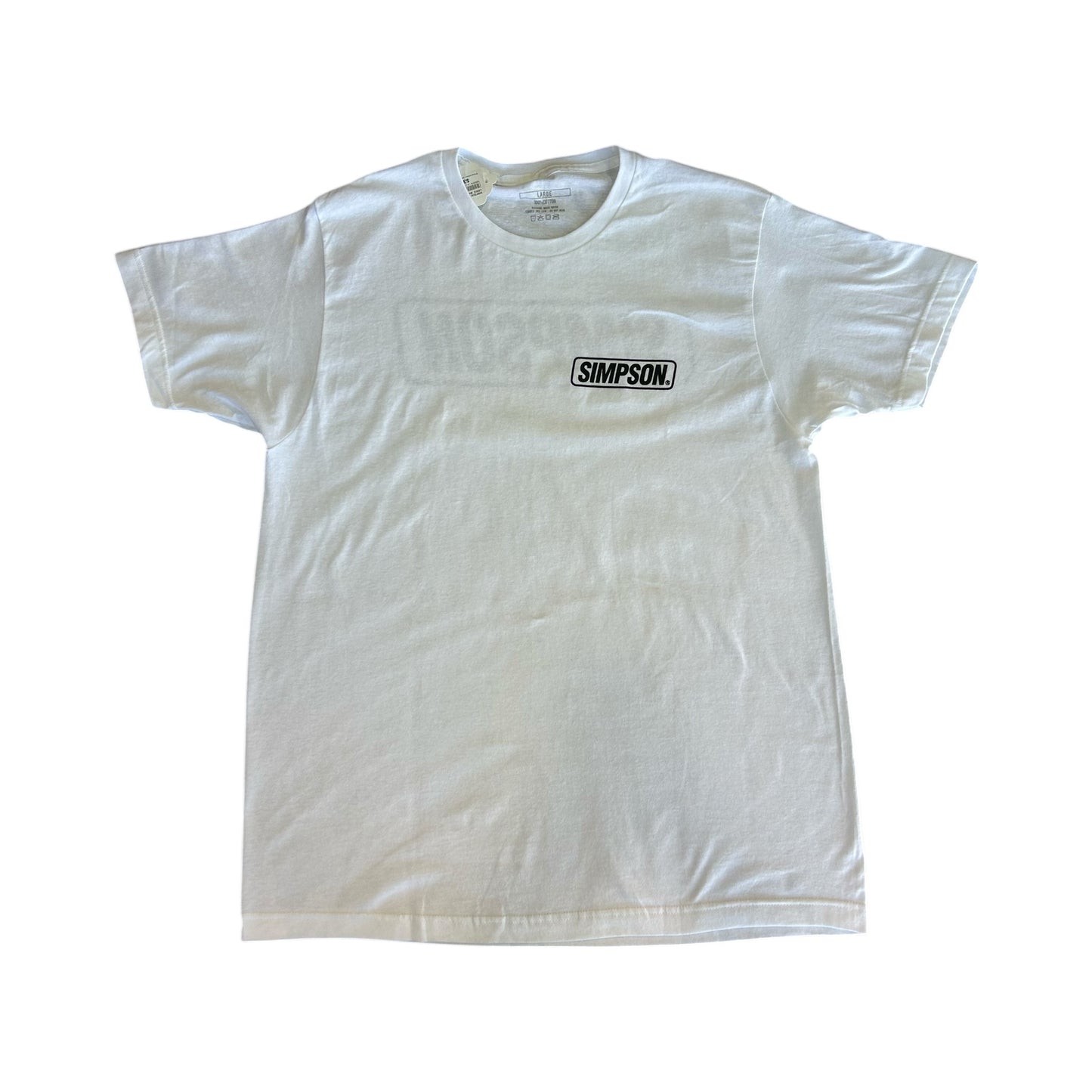 SIMPSON LOGO TEE WHITE