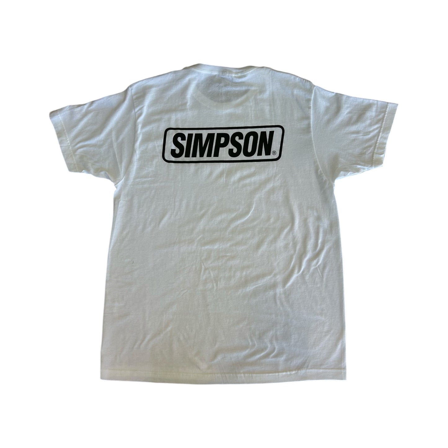 SIMPSON LOGO TEE WHITE