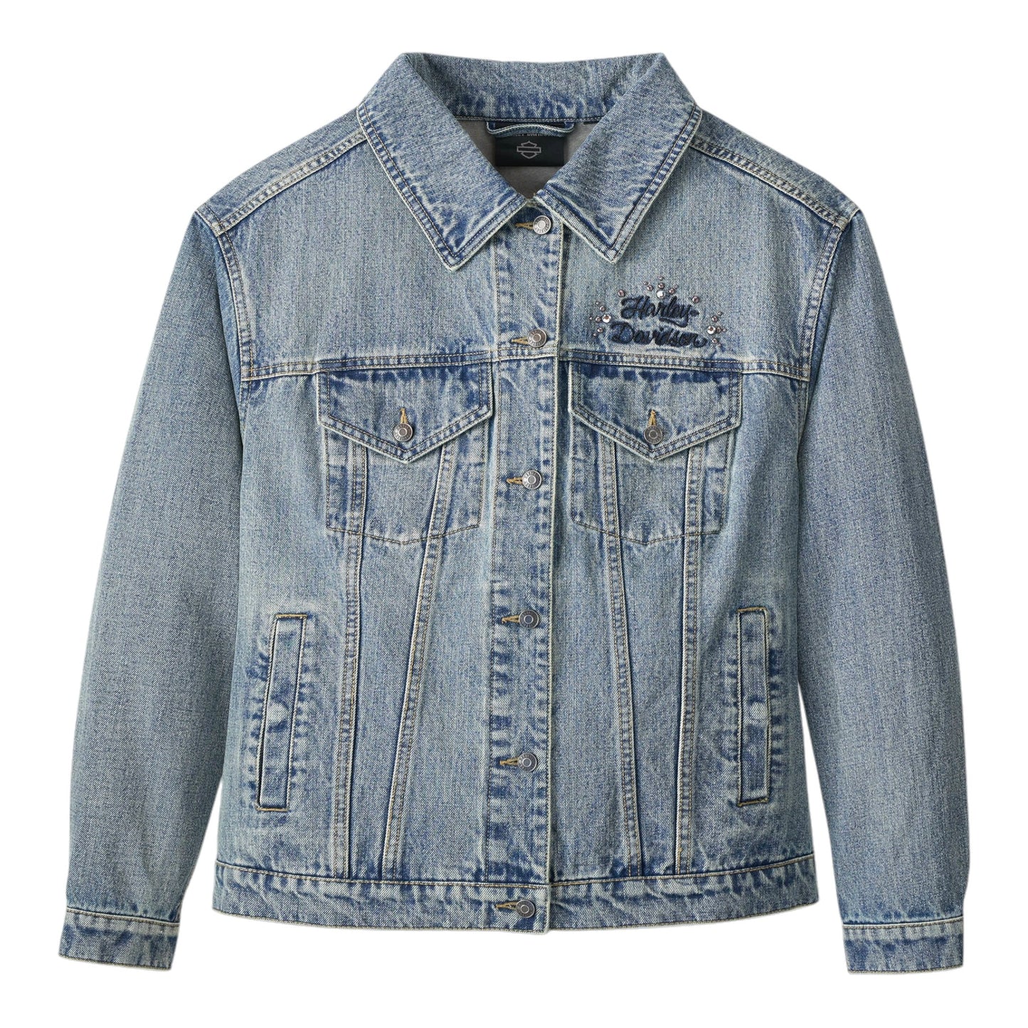 JACKET - DENIM BLUE / BLING