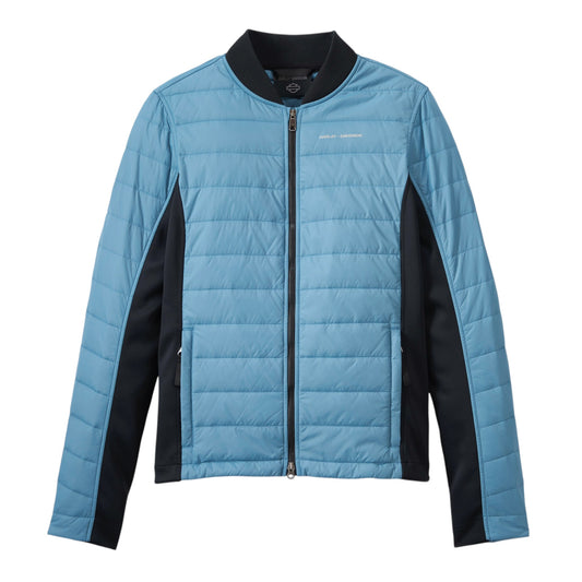 MID LAYER-LIGHTWEIGHT, TEXTILE,BLUE