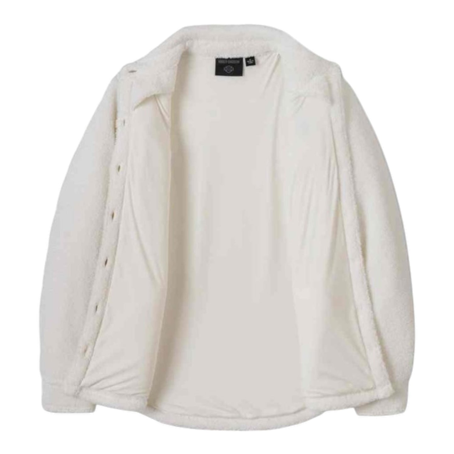 SHERPA JACKET-KNIT, WHITE