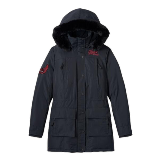 JUNEAU FUR TRIM PARKA WINTER JACKET