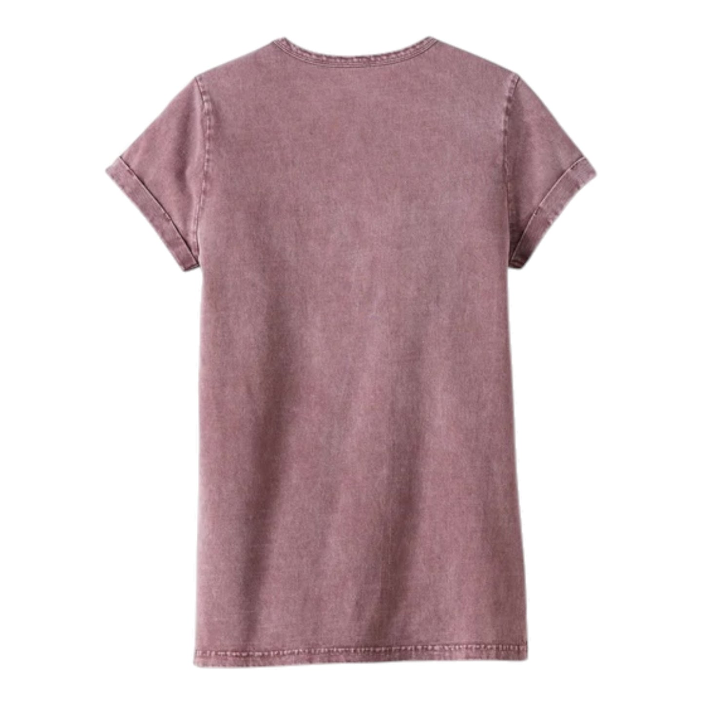 TEE-KNIT,PURPLE W/EAGLE