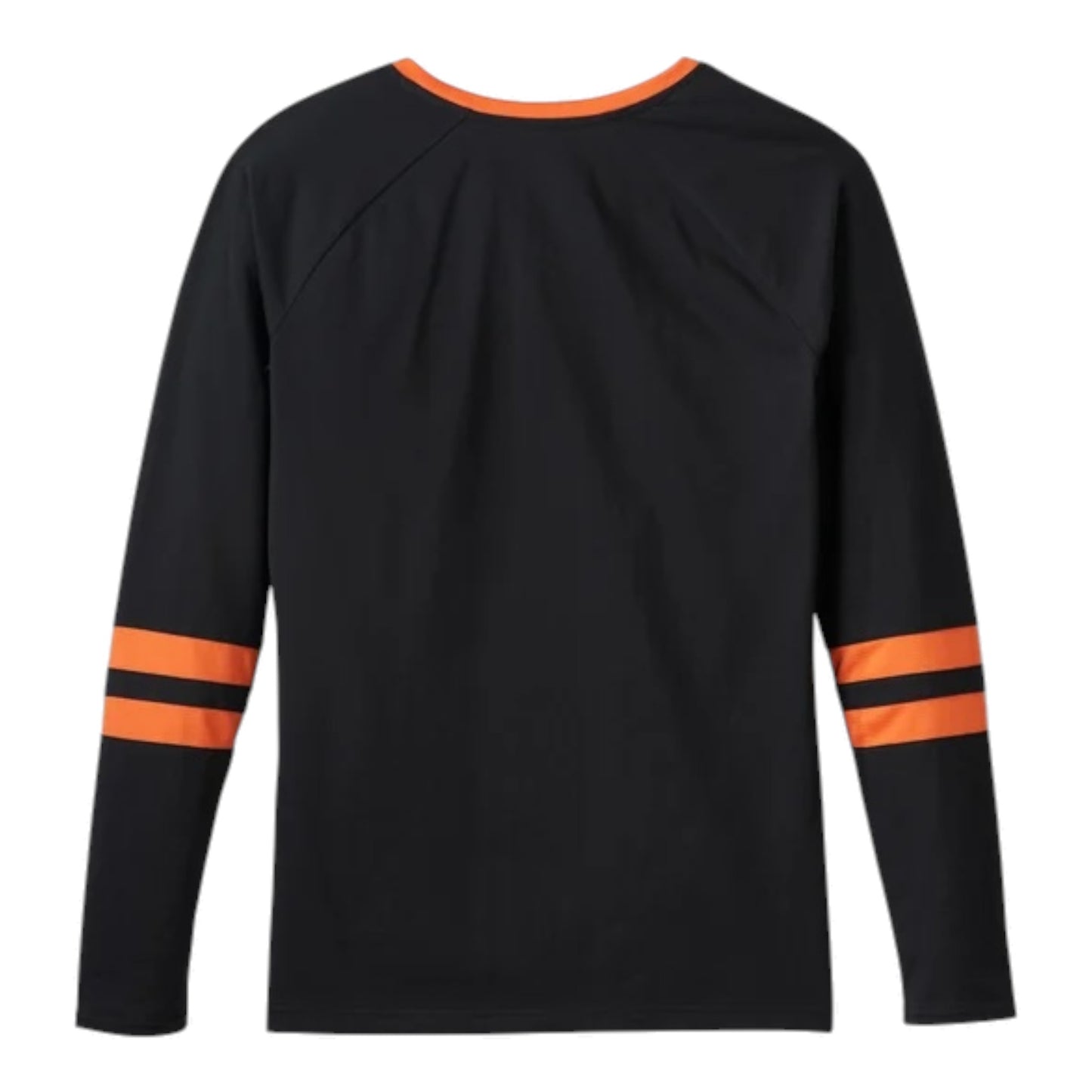TOP-KNIT,BLACK/ORANGE COLORBLOCK