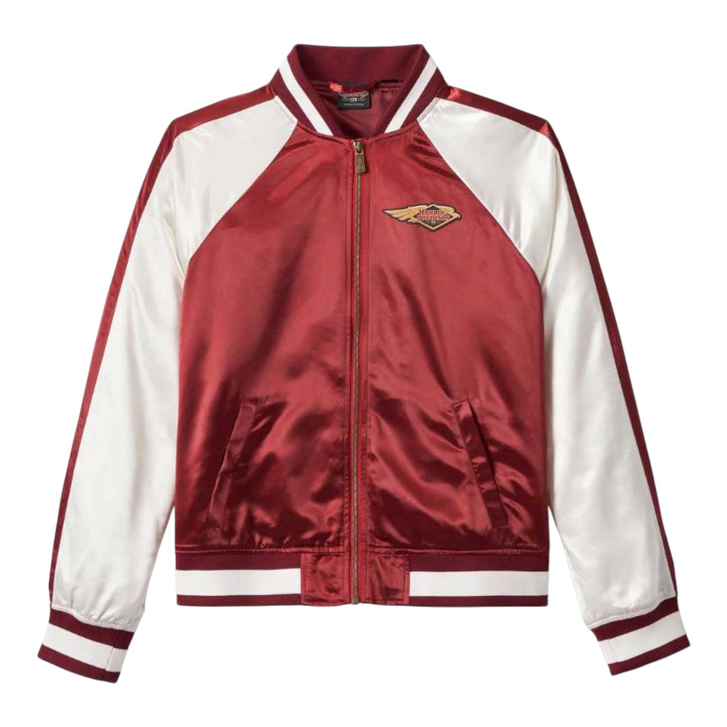 JACKET-120TH, BOMBER, WOVEN, RED