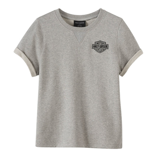 PULLOVER-KNIT,LIGHT GREY HEATHER