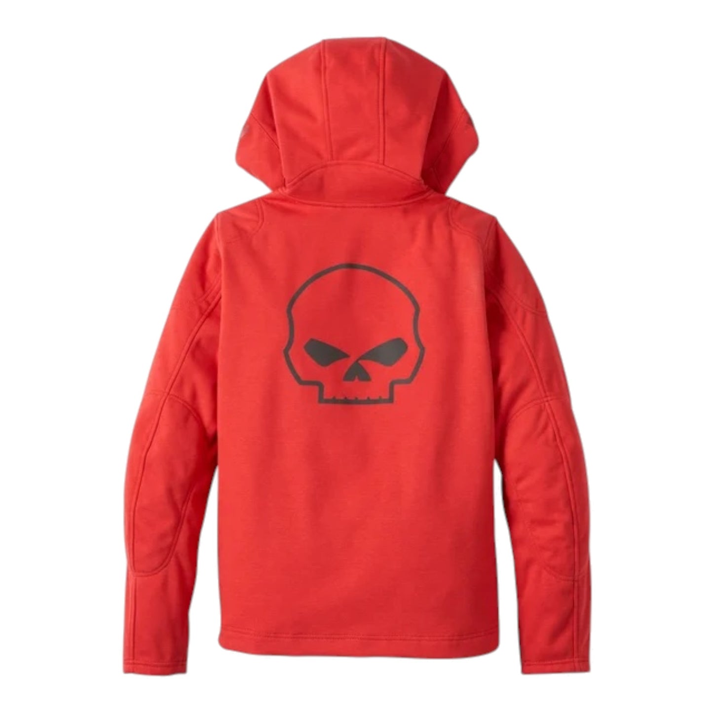 JACKET-DEFLECTOR, HOODED, TEXTILE, RED