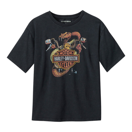 KING COBRA- BOXY TEE- BLACK
