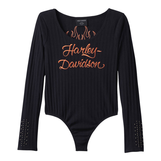 BODY SUIT-KNIT, BLACK