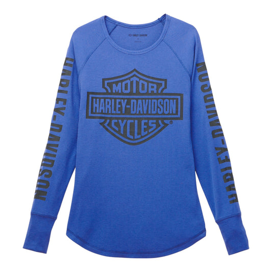 B&S KNIT TOP, GRAY BLUE