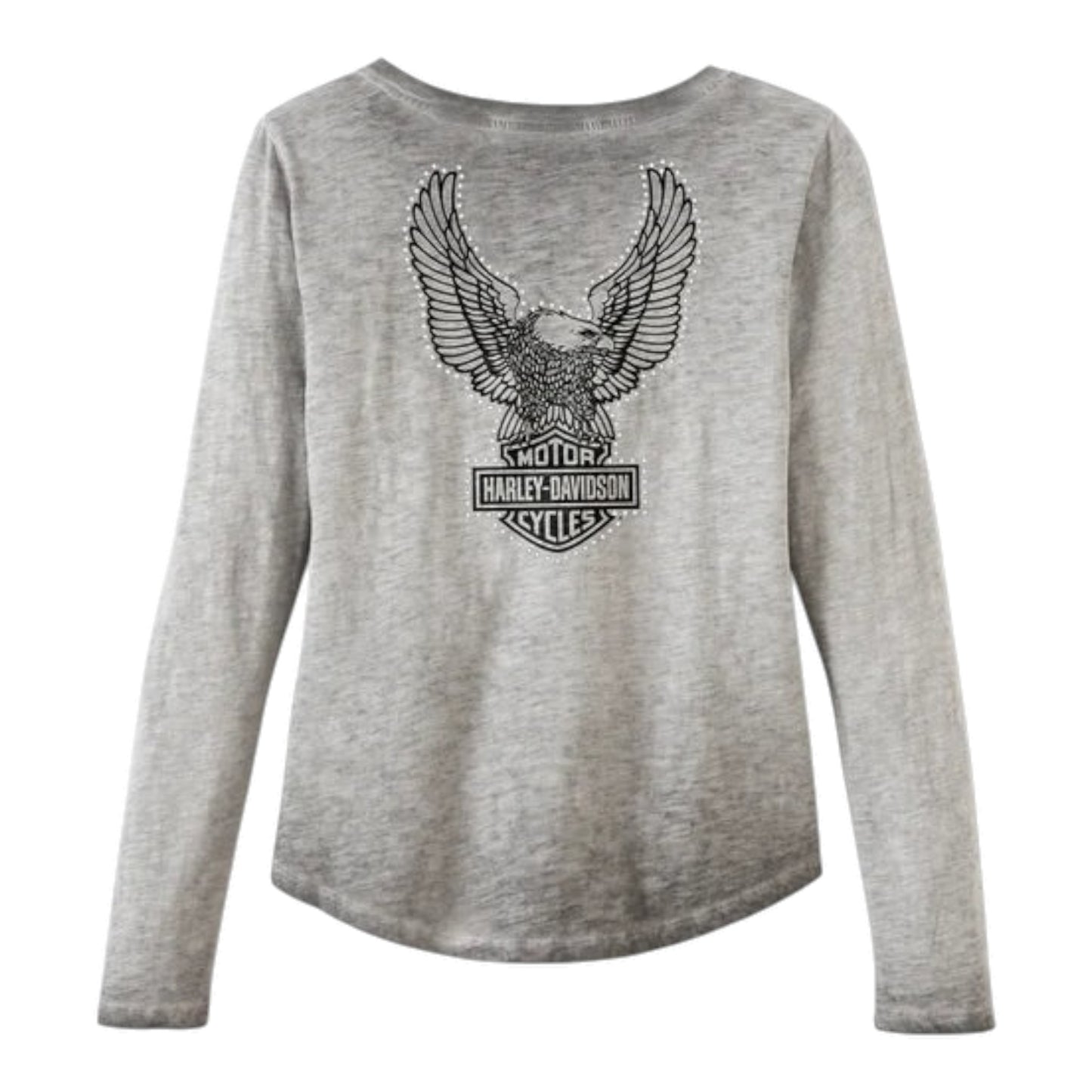 THROTTLE LACE-UP KNIT TOP - GREY