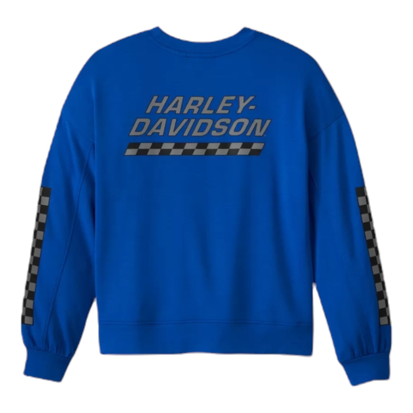 SWEATSHIRT-KNIT,BLUE/REFLECTIVE